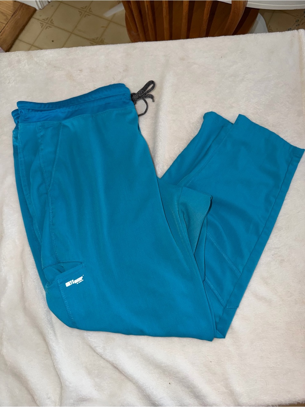 Women’s Teal Drawstring scrub bottoms